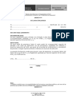 ANEXO 4 Declaración Jurada de No Tener Antecedentes Penales