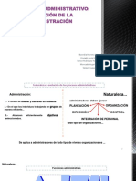 El Proceso Administrativo: Evolución de La Administración