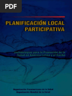 Planificacion Local Participativa Metodologias Para La Promocion de La Salud en America Latina y El Caribe(Autosaved)