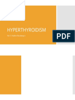 Hyperthyroidism: by CC Nadine Bacalangco