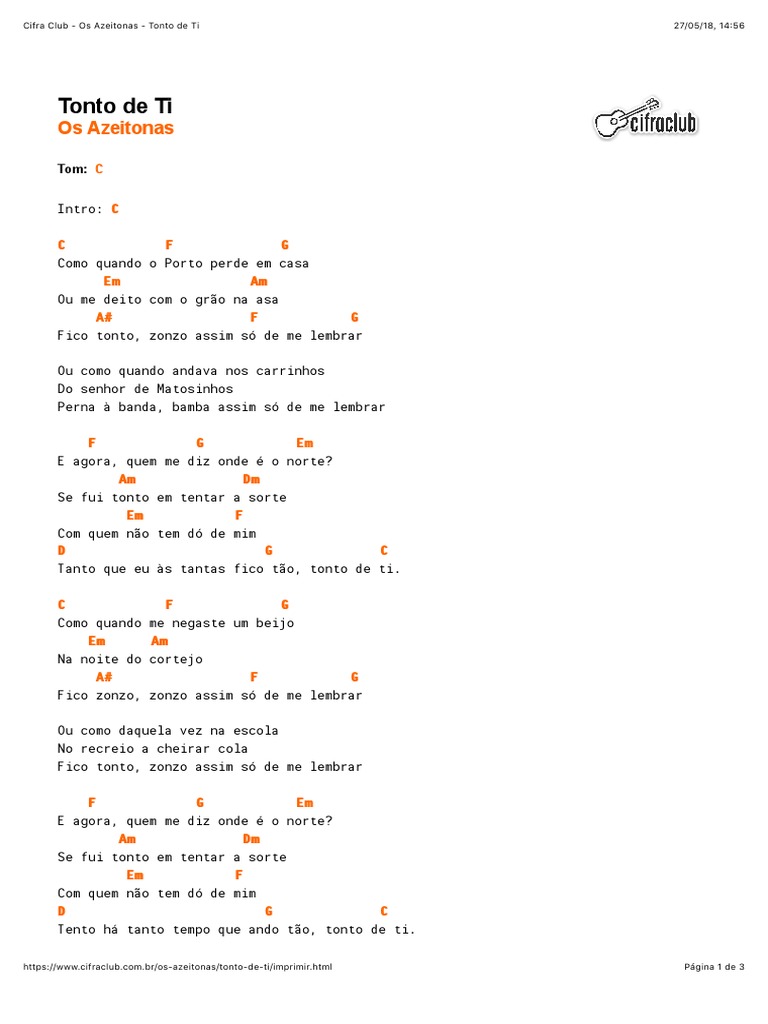Os Azeitonas Tonto De Ti