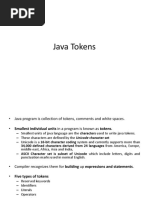 Java Tokens