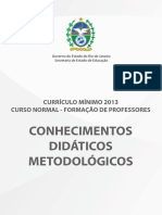 Conhecimentos Didáticos Metodológicos - Livro