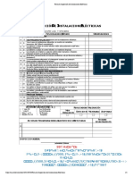 Formato Inspección de Instalaciones Eléctricas