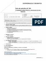 GUÍA PRÁCTICA 03 - Accionamiento de Cilindros Doble Efecto Con Valvulas 4-3 Acc. Manual PDF