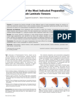 Da Costa 2013, A Meta Analysis of The Most Indicated Preparation Design For Porcelain Laminate Veneers