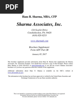 financialadvisordisclosure-formadv part2b-17