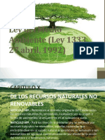 Ley Del Medio Ambiente (Ley 1333,-1 GRUPO 1