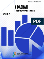 Statistik Daerah Kabupaten Kepulauan Yapen 2017