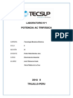 Informe N°1 de Electrotecnia Jose