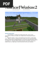 Ancient Warfare Mod 1.7.10 Instruction Manual PDF