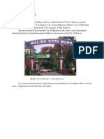 Malino Tourism Area: Malino Town Entrance - City of Flowers