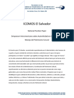 National Position Paper of El Salvador