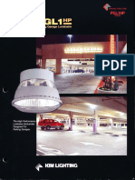 Kim Lighting PGL1HP Parking Garage Luminaire Brochure 1996