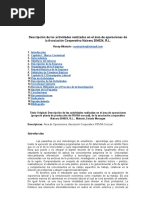 Actividades Realizadas 