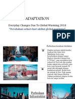 Adaptation: Everyday Changes Due To Global Warming 2018