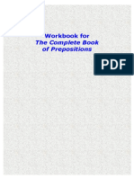 Preposition Workbook