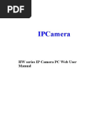 Ipcamera: HW Series Ip Camera PC Web User Manual