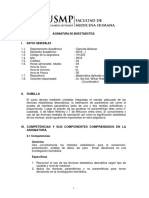 Silabo de Bioestadistica 2018-i usmp fn