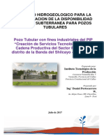 Estudio de Acreditación de Disponibilidad Hídrica Subterránea - CITE Pesquero PDF