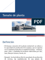 Tamaño de Planta