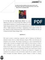 THE POLITICS OF DELEGATED AIRSPACE BY MALAYSIA AND INDONESIA TO SINGAPORE