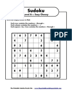 Sudoku A1 Easycheesy