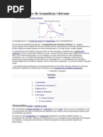 Température de Transition Vitreuse