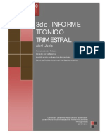 3° Informe Trimestral de Avance