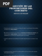 Selección de Las Proporciones Del Concreto
