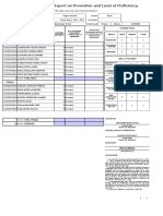 School Form 5 (SF 5) Report On Promotion and Level of Proficiency