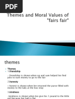 Themes and Moral Values of