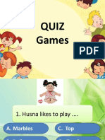 QUIZ BAHASA INGGRIS Kls 3SD Materi Gamez