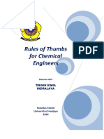 Rules of Thumb For Chemical Engineers