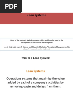 Lean System