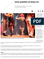 G1 - Projeto Oferece Aulas Gratuitas de Tango Em Florianópolis - Notícias Em Santa Catarina