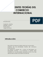 diferentes teorias del comercio internacional 