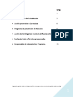 Programa de Seguridad y Salud en El Trabajo o Relación de Acciones Preventivas y Correctivas de Seguridad y Salud en El Trabajo