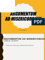 Argumentum Ad Misericordiam: Buan, Patnubay F