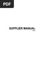 BHEL Supplier Manual