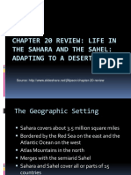 Sahara and Sahel
