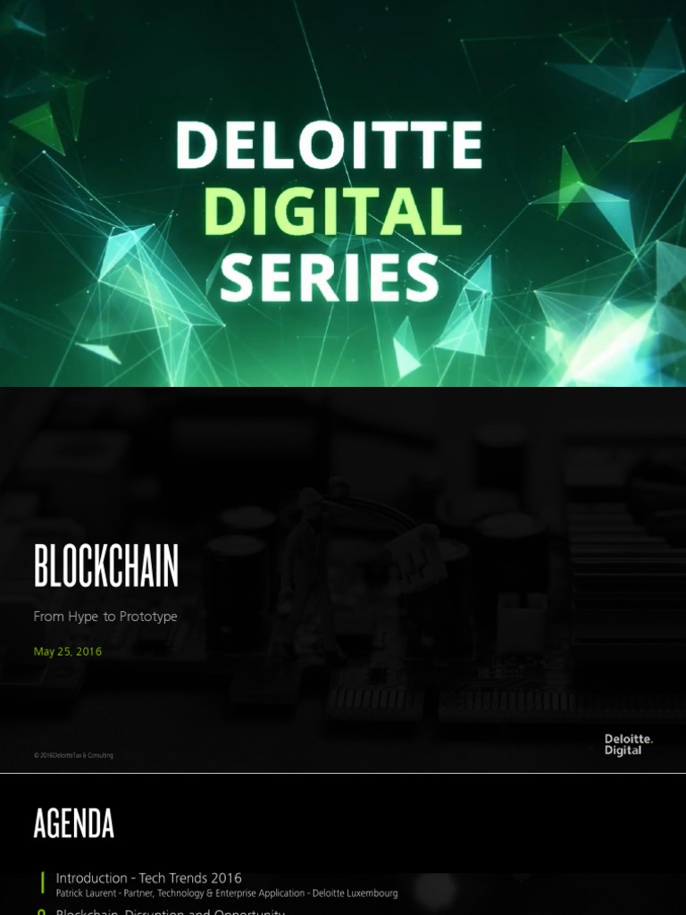 Deloitte Digital Blockchain | PDF | Bitcoin | Economies