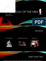 Evolution of The NBA