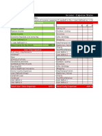 Expense Spread Sheet