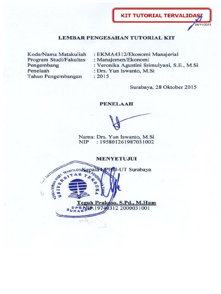  Soal  Ujian  Ekma4312  Helmi Kediris