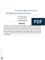 The Relevance of The Kyoto Protocol To The Nigerian Petroleum Sector PDF