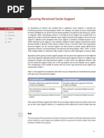 Assessing Perceived Social Support