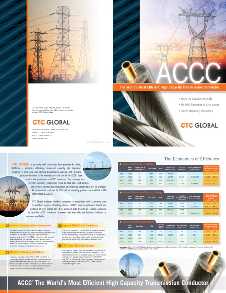 ACCC Brochure PDF | PDF | Power (Physics) | Physical Universe