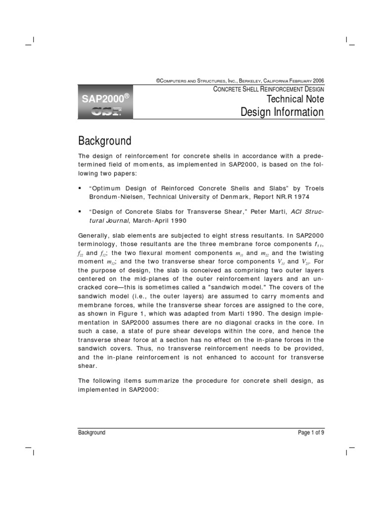 Design of RC Shells | PDF | Mechanics | Materials