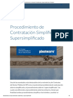 Procedimiento de Contratación Simplificado y Supersimplificado - Pixelware